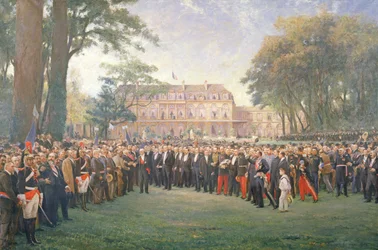 Ontvangst van de Burgemeesters van Frankrijk in het Elysee Paleis, 22 september 1900, 1904